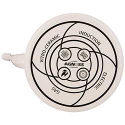 ЧАЙНИК AGNESS ЭМАЛИРОВАННЫЙ СЕРИЯ "ФРУКТЫ" 4 Л