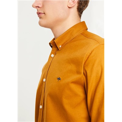 Long Sleeve Slim Fit Oxford Shirt