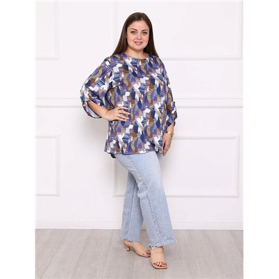 Блузка Торрея синий ИвК