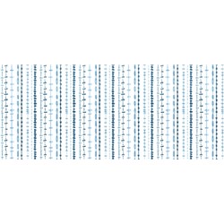 Вафельное полотно набивное / Средиземноморье 1