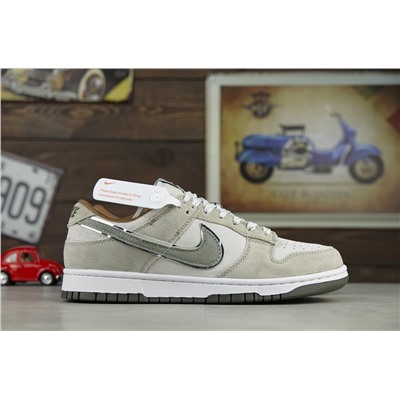 Nike Dunk Low Retro из натуральной замши и кожи