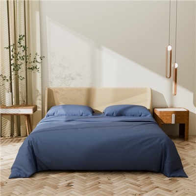 Постельное бельё Этель 1,5 сп Blue lake 143х215, 150х215, 50х70+3-2 шт, мако-сатин, 114г/м2