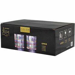 589-020 Набор из 6 стаканов 275мл в под.уп.(х12)Стекло