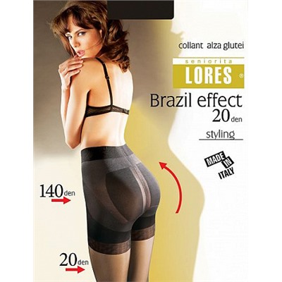 Колготки женские модель Brazil Effect 20 den XL торговой марки Lores