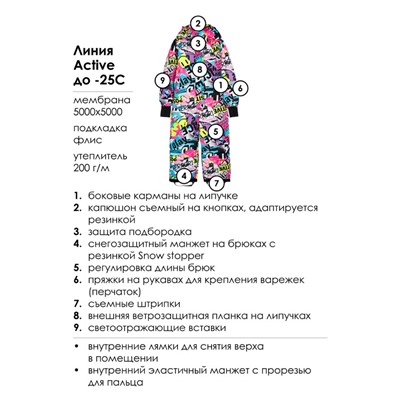 Комбинезон зимний для девочки