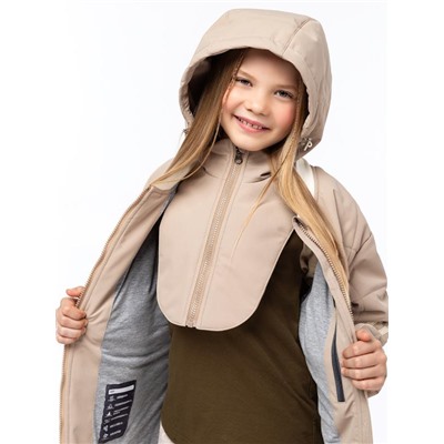 Куртка утеплённая для девочки NIKASTYLE 4м5025 Латте