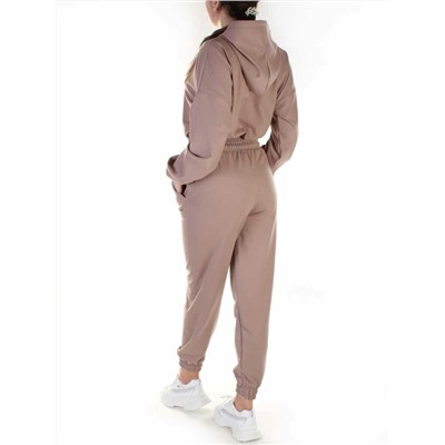 Y276 BROWN Спортивный костюм женский (100% хлопок)