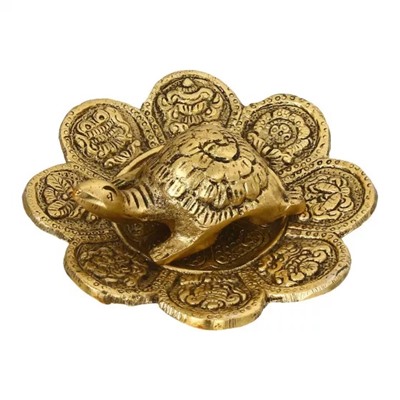 Тарелка с черепахой, Feng Shui Tortoise with Decorative Plate, произв. eCraftIndia
