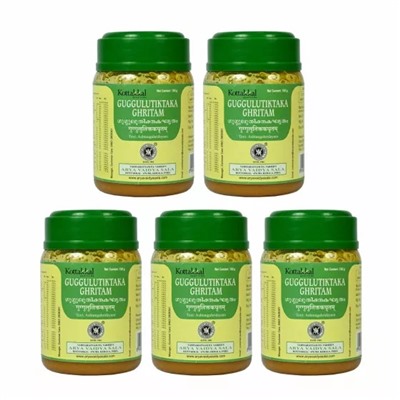 Набор Гуггулутиктака Гхритам (5 x 150 г), Guggulutiktaka Ghritam Set, произв. Kottakkal Ayurveda