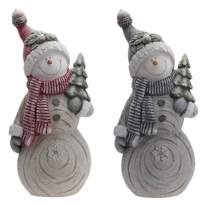 GAEM Фигурка декоративная "Снеговик" с подсветкой (АААх3, н/п), L24 W15 H53 см, 2в.