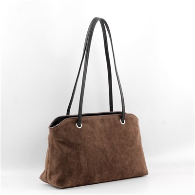 Сумка 620 эко-замша шоколад