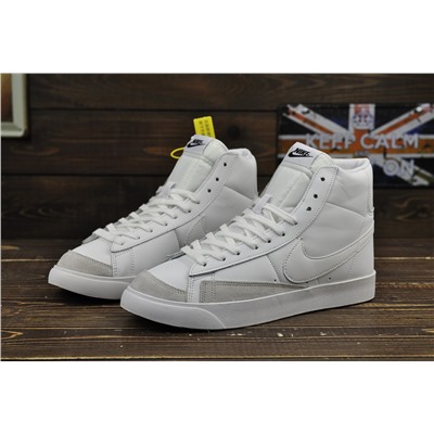 Высокие Nike Blazer Platform из натуральной кожи