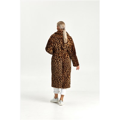 Шубка утеплённая 24558 (леопардовый)