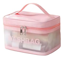 Kristaller Косметичка Washbag suitcase, розовый