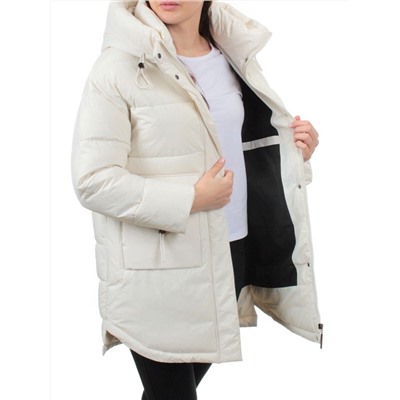 3335 MILK WHITE Куртка зимняя облегченная женская (150 гр. холлофайбер)
