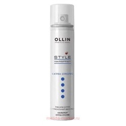 OLLIN STYLE Лак для волос экстрасильной фиксации 75мл