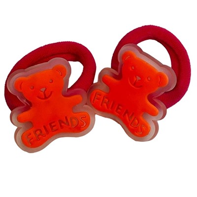 Резинки детские для волос (мишки) 2 шт РД16 тип 4