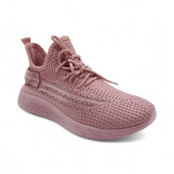 Кроссовки текстильные 221-9 розовые