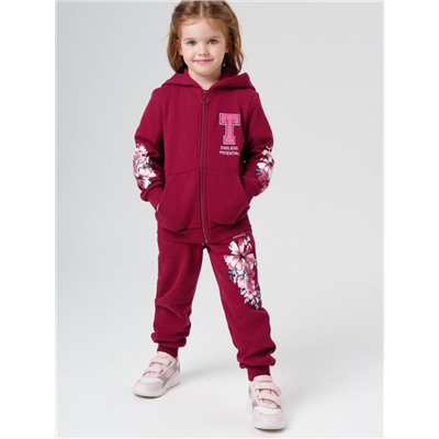 Комплект для девочки: толстовка, брюки