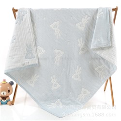 Children's gauze duvet, with little bears, wholesale
