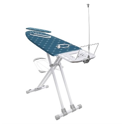 Гладильная доска Валенсия 2 НВТ2/5  со стрекозами синий,тефлон, на колесах оптом