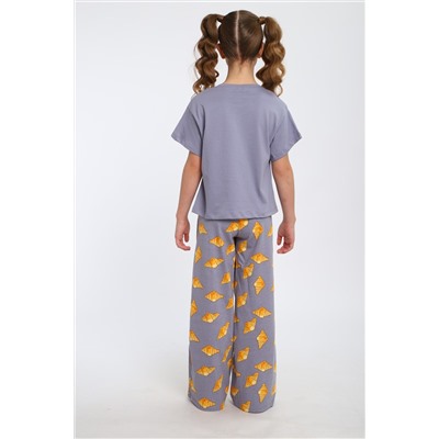 Пижама для девочки "Котенок-круассан" арт. ПД-015-084