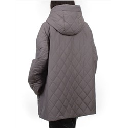 F-803 GRAY Куртка демисезонная женская (100 гр. холлофайбер)
