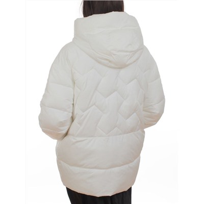 2309 WHITE Куртка зимняя женская (200 гр. холлофайбер)