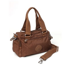 Сумка женская текстиль BoBo-6678-3,  1отд,  плечевой ремень,  коричневый 266119