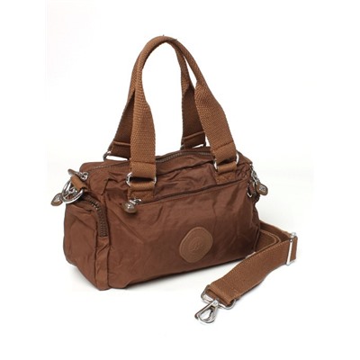 Сумка женская текстиль BoBo-6678-3,  1отд,  плечевой ремень,  коричневый 266119