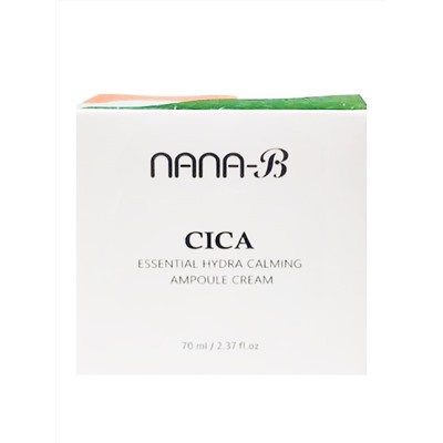 Nana-B Ампульный крем для лица успокаивающий с экстрактом центеллы / Cica Essential Hydra Calming Ampoule Cream, 70 мл