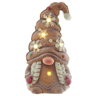 Фигурка декоративная с подсветкой "Гном"(3хААА,н/п), L21,5 W16 H41 см