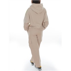 3156/3157 BEIGE/LT. GREEN Костюм спортивный женский (95% хлопок, 5% эластан)