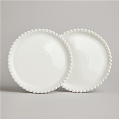 НАБОР ТАРЕЛОК ЗАКУСОЧНЫХ LEFARD "PEARL" 2 ШТ. 19,5*1,5 СМ (КОР=18НАБ.)