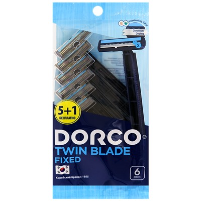 Станок для бритья одноразовый DORCO TG-708 (5+1 шт.), TG 708-6P