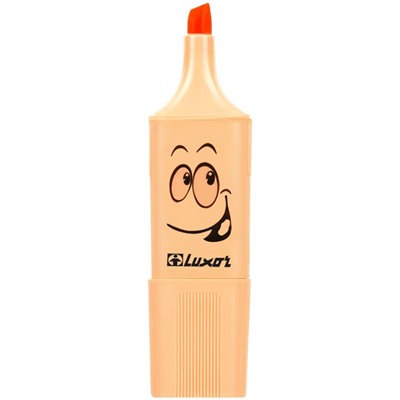 Текстовыделители Luxor "Eyeliter Pastel" пастельный оранжевый, 1-4,5мм