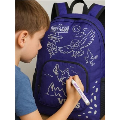 Набор создай свой рюкзак "Гарри Поттер, с брелоком" (рюкзак, маркер, брелок)