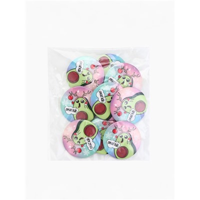 Значок новогодний «Авокадо ОМАГАД», d = 5,6 см