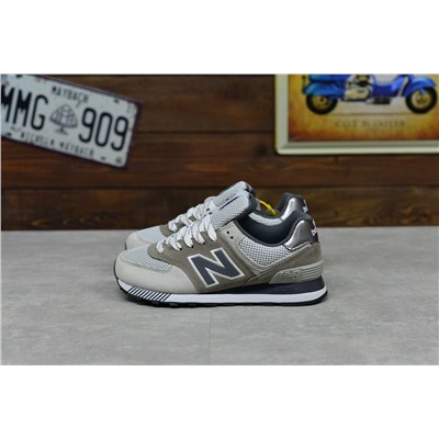 New Balance 574 из натуральной замши и текстиля
