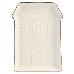 БЛЮДО СЕРВИРОВОЧНОЕ "ДОМИК" 19*14,5*1,8 СМ