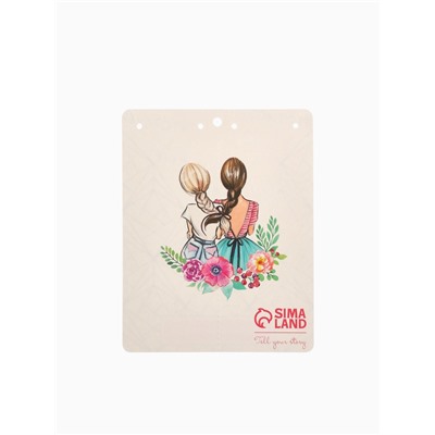 Кулоны парные «Неразлучники» friends forever, кольца, цвет серебро, 45 см