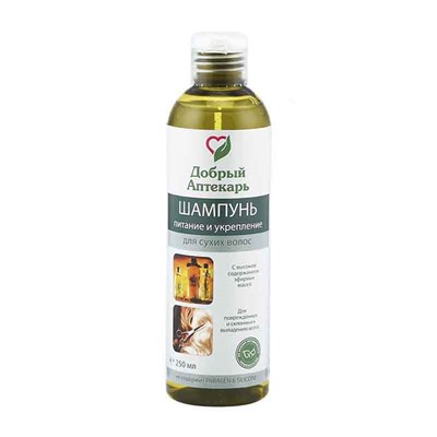 Шампунь Добрый аптекарь Питание и Укрепление для сухих волос 250 ml