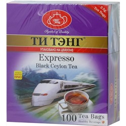 ТИ ТЭНГ. Экспрессо (черный) карт.пачка, 100 пак.