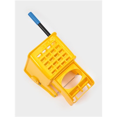 Тележка для уборки с отжимом и ведром, двухведерная, 46 л, на колёсах