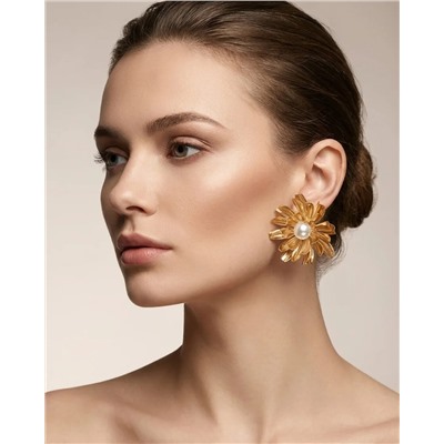 Комплект: колье-обруч и серьги