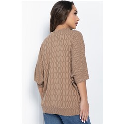 Блуза Вэнсдей (кофе) Б11459