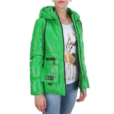 8266 GREEN Куртка демисезонная женская BAOFANI (100 гр. синтепон)