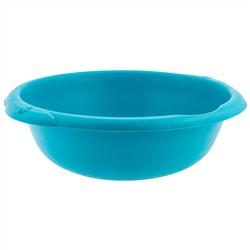 Таз пластмассовый круглый 18 л, бирюзовый, Home Palisad