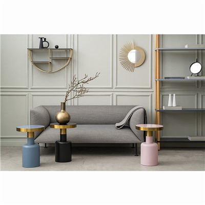 Столик журнальный Froud, Ø35 см, черный