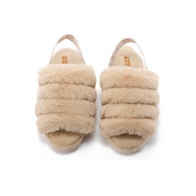 Тапочки «Cozy» бежевые